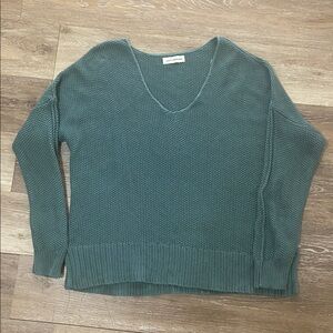 Lucky Brand Teal V-Neck Sweater
